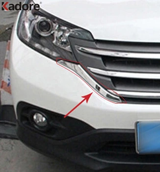 Honda CRV 2012 2013 ABS Chrome Priekšā Dekoratīvās Restes nosedzošais Rāmis Melns, Restes Apdares Lentes Līstes piederumi