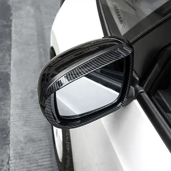 Honda FIT DŽEZA-2018 ABS Chrome Auto atpakaļskata spogulī, bloķēt lietus uzacu rāmja vāks melns auto stils aksesuāri 2gab