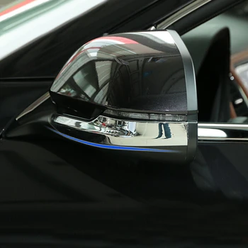 Honda HRV HR-V 2016 2017 ABS Chrome Auto Atpakaļskata spogulī, apdares lentes Vāciņš Melns Auto Stils Aksesuāri 2gab
