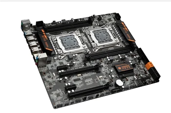 HUANANZHI dual X79 pamatplates ar M. 2 slots dual LAN port dual CPU Xeon E5 2690 2.9 GHz video karte GTX1050TI 4G RAM 4*16.G RECC 15749