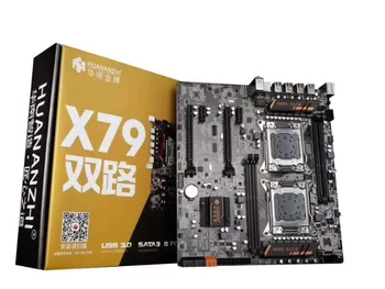 HUANANZHI dual X79 pamatplates ar M. 2 slots dual LAN port dual CPU Xeon E5 2690 2.9 GHz video karte GTX1050TI 4G RAM 4*16.G RECC