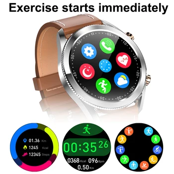 I12 Smartwatch sirdsdarbība Fitnesa Tracker Aproces Vīriešu Bluetooth Zvanu Smart Skatīties Vairākas Sporta Režīmā PK Galaxy Skatīties 3 50440