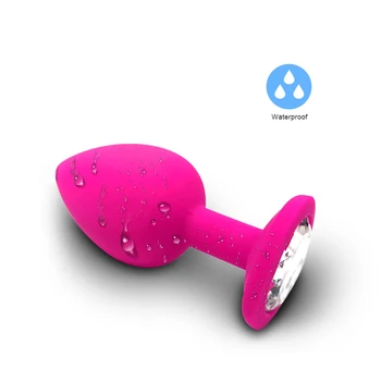 Iesācējs Silikona Anālais Butt Plug Prostatas Massager Pieaugušo Geju Seksa Produkti Mini Erotiska Bullet Vibrators Seksa Rotaļlietas Sievietēm, Vīriešiem