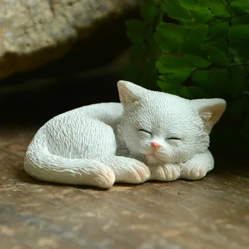 Ikdienas Kolekcija Cute Kaķēni Kaķu Statuetes Mikro Ainavu Ornamenti, Dekoratīvās Figūriņas Dārza Galds Deco Mājas Apdare