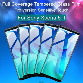 Imak Sensitive Touch Pilns Pārklājums Stikla Sony Xperia 5 II Rūdīta Stikla Plēves