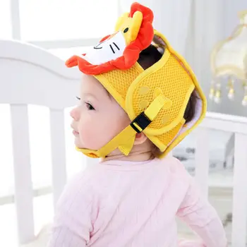 Infant Baby Toddler Drošības Galvas Aizsardzība Ķiveres Cepures Beanies Bērniem Regulējams Mīksts Headguard Cepures Cepurītes Uz Kājām Lien