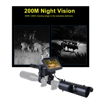 Infrasarkano Medību Nakts Redzamības Jomu Digital IS Optika Redzes Skaidra Vīzija ir Kameru darbības Joma Riflescope