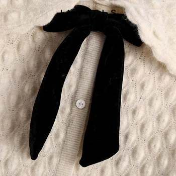 INSRPLS Sieviešu Modes Tumšo Loku Rievotas Tekstūras Adītas Vintage Džemperis ar garām Piedurknēm Pogas-uz augšu Sieviešu Džemperi Šiks Topi