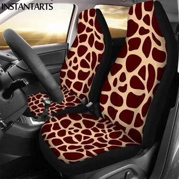 INSTANTARTS Auto Sēdekļa Vāku Vadītāja Sēdeklis Aizsargāt Lapu Zebra/Žirafe/Leopardu Kažokādu iespiesti AntiDust Audums Elastīgs Sēdeklis Protector2020
