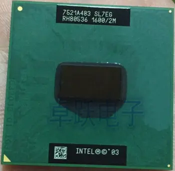 Intel Portatīvo datoru CPU PM725 Pentium M Procesoru 725 SL7EG 1.6 G 2M scrattered gabali Bezmaksas piegāde