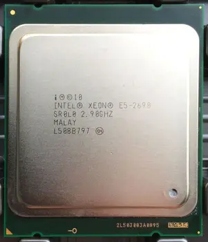 Intel Xeon E5 2690 Procesors 2.9 GHz 20M Kešatmiņu LGA 2011 SROLO C2 servera CPU