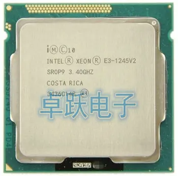 Intel Xeon Procesors E3-1245V2 E3 1245V2 Quad-Core Procesoru, LGA1155 Desktop CPU bezmaksas piegāde 19969