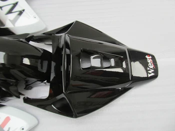 Inžektorlējuma ABS plastmasas aptecētājs komplekts Honda CBR1000RR 06 07 west uzlīme melnā pārsegi uzstādīt CBR1000RR 2006 2007 FC24 10590