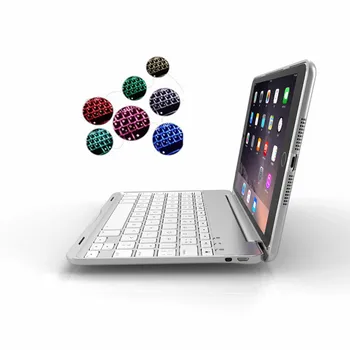 IPad Mini1/2/3 Lietā ar 7 Krāsas, Backlit Bluetooth Tastatūru iPad Mini 1 Mini 2 Mini 3 Flip Stends Tablet Keyboard Gadījumā