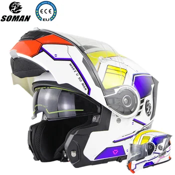Ir 2021. Gundam Moduļu Motocikla Ķivere Atdzist Dizaina Pilnu Sejas Ķiveres ar Aizmugures Spoilers ECE, DOT Motociklu Ķiveres Motociklu Kask