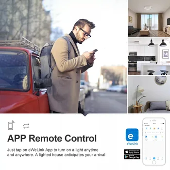 Itead Sonoff Pamata R2 Wifi DIY Smart Bezvadu Tālvadības Slēdzi Domotica Gaismas Kontrolieris Modulis Darbam ar Alexa, Google Home eWeLink