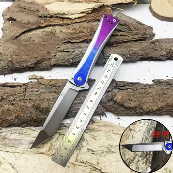 Izgatavots Ķīnā-m390 pulveris tērauda saliekamais nazis soma nazis ar titāna sakausējuma rīkoties ar portatīvo paturot nazis āra EDC rīks