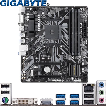 Izmantot Gigabyte GA-B450M DS3H AMD AM4 Ryzen 3/5/7/9 1th.2th.3th.Athlon USB3.1 HDMI M. 2 B450 Micro-ATX Desktop PC Mātesplati