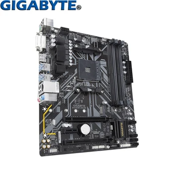 Izmantot Gigabyte GA-B450M DS3H AMD AM4 Ryzen 3/5/7/9 1th.2th.3th.Athlon USB3.1 HDMI M. 2 B450 Micro-ATX Desktop PC Mātesplati