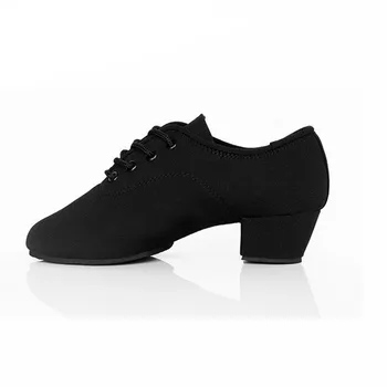 Izmērs 25-40 Zēns Bērniem latīņu Balles Deju kurpes Oxford Audums Tango, latīņu Deju Kurpes 3,5 CM, Papēža Deju Kurpes