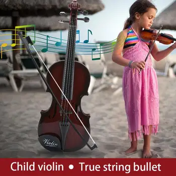 Izturīgs 48CM Brūns Apdare Agrīnās Izglītības Bērnu Vijole Studnets Akustiskā Vijole Spēlējot Studentu Bērniem Vijole Bērniem 36787