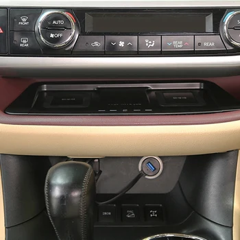 JABS Auto QI Bezvadu Lādētāju Toyota Highlander-2019 Mobilā Tālruņa Lādētājs, Uzlādes Plate Piederumi