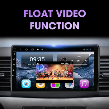 Jansite Android 10.0 Auto Radio Multimediju Video Atskaņotājs Mitsubishi Lancer 2007 - 2012 Navigācija GPS 2 din 4G+64G dvd Stereo