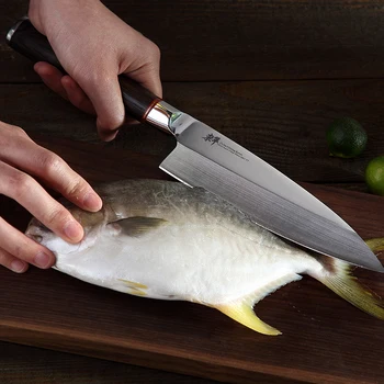 Japāņu Deba Zivju galvas nazis Laša nazis Sashimi Suši Gatavošanas Pārstrādes Naži Suši Cirvis Lasis Sllicing Sīko Pīlings