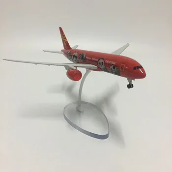 JASON TUTU 16cm Gaisa kuģa Modelis 1:400 Lējumiem Metāla lidmašīnas Ķīnā, Hainan Airlines Boeing B787 Lidmašīna, Modeļa Lidmašīnas Modeli, rotaļlietas