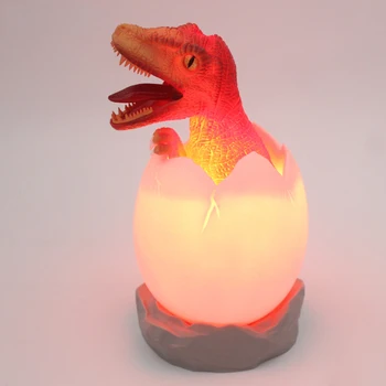Jaunas Dinozauru Olas Nightlight Touch Tālvadības pults, Guļamistabas Gaisotni Gaismas Bērnu Dāvanu Gultas Lampa