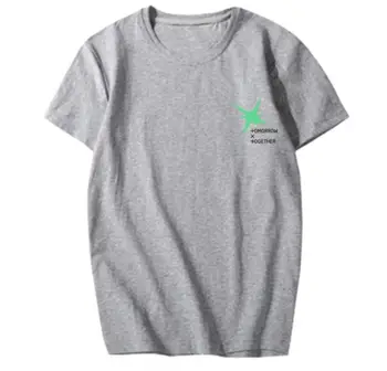 Jaunas ielidošanas txt sapnis nodaļa burvju vienkāršu logo druka t kreklu kpop unisex o apkakli, īsām piedurknēm t-krekls 5 krāsas