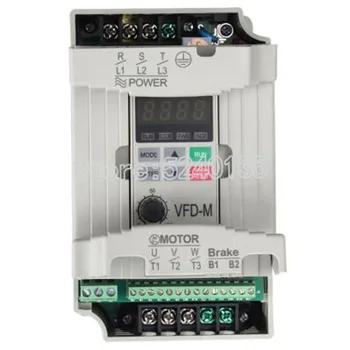 Jaunas oriģinālas Delta VFD-M sērijas ultra low noise mini VFD007M21A 0,75 kw 220V / VFD007M43B 0,75 KW 380V inverter