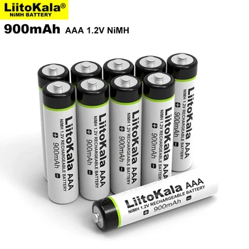 Jaunas Oriģinālas LiitoKala AAA 1,2 v 900mAh NI-MH Baterijas 1,2 V Akumulatori bateriju, Rotaļlietas,Tālvadības pults