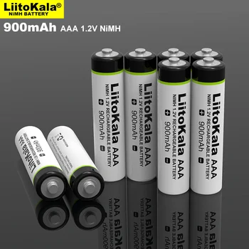 Jaunas Oriģinālas LiitoKala AAA 1,2 v 900mAh NI-MH Baterijas 1,2 V Akumulatori bateriju, Rotaļlietas,Tālvadības pults