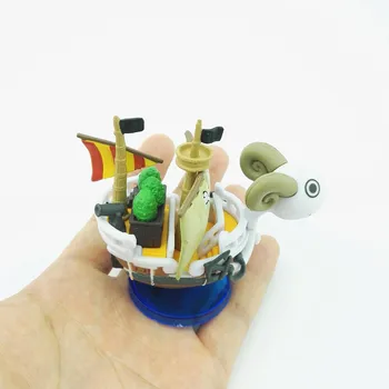 Jauno Japānas VIENS GABALS Karikatūra Kuģa Modelis PVC Zivju Tvertnes Laivu Rotājumu Priecīgus Saulains Jūras Kuģa Rīcības Attēls Akvāriju dekoratīvās Apdares