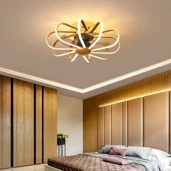 Jauns Dizains Hotsale Neredzams Celling Ventilators Ar Gaismas Restorāns Ar Tālvadības pulti Guļamistabai Apgaismojums 220v