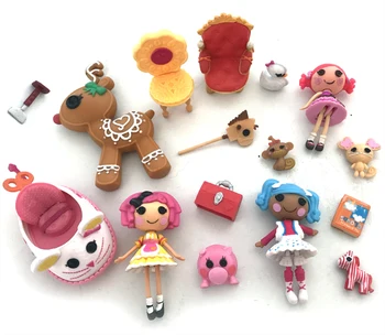 Jauns Mini Lalaloopsy Lelli Ar Mājdzīvnieku Piederumi 16PCS Kopu Kolekcija Attēls Rotaļlietu Modes Bērniem, Rotaļlietas, Lelles Meitenēm, Bērniem Dāvanas