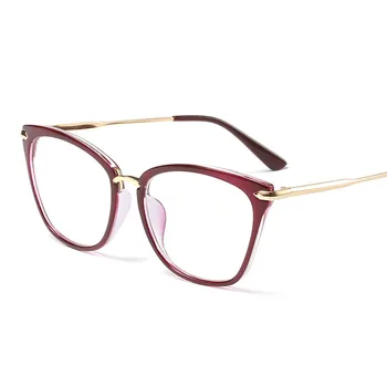 Jauns Recepšu Ultra Viegls Rāmis Modes Laukumā Lasīšanas Brilles Optisko Briļļu Rāmji Moderns Zīmola Brilles Sievietēm Retro