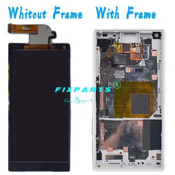Jauns SONY Xperia Z5 Kompakts LCD ekrāns Ar Rāmi, Pieskarieties Ekrānam Digitizer Montāža E5803 E582 4,6