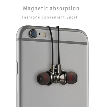 Jauns Stilīgs Sporta Bluetooth Austiņas Neckband Magnētisko Bass Austiņas Ar Mikrofonu, Lai Xiaomi Android Tālrunis