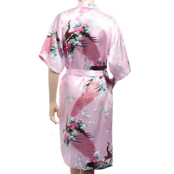 Jauns Tumši Zaļas Mākslīgās Zīda Nakts Kleita Mujeres Vestido Ķīniešu Sieviešu Kimono, Vanna Drēbes Yukata Izmērs S M L XL XXL XXXL S0035