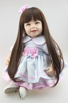Jaunu 20-23inch atdzimis lelle drēbes npk lelle baby girl apģērbu lelle kleita piederumi DIY atdzimis toddler lelles rotaļlietas bērniem