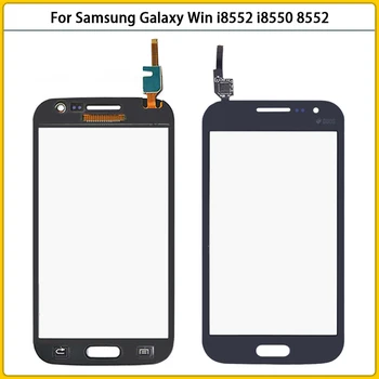 Jaunu i8552 Touch Screen Samsung Galaxy Win GT-i8552 GT-i8550 i8550 8552 Touch Panel Digitizer Sensors LCD Priekšējā Stikla 10pcs