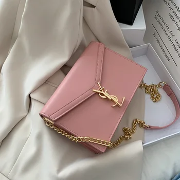 Jaunu luksusa zīmolu sieviešu pleca soma, modes Y-veida Ķēdes Soma Messenger Bag Vienu Plecu Messenger Bag dizainers maisā