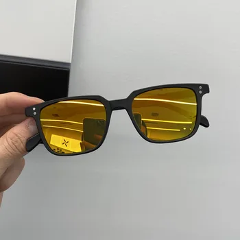 Jaunu Mazu Lodziņu, Saulesbrilles Sieviešu Modē Retro Korejas Saulesbrilles Vīriešu Moderns Apaļa Seja Neto Sarkana Gluda Plānas Brilles