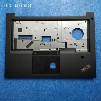 Jaunu Noteiktas Lenovo ThinkPad E480 E490 R480 R490 palmrest lielo burtu tastatūras bezel Ar pirkstu nospiedumu caurumu 01LW160 02DL685