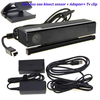 Jaunu Xbox One S kinect Sensoru ar USB Kinect Adapters 2.0 3.0 Xbox Vienu Slim Windows PC kinect adapteris +TV Klipu 17913