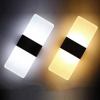 JAUNĀ, Modernā, Minimālisma LED Alumīnija Lampas, Nakts Lampas Sienas Lampas Istaba Vannas istabas Spogulis Gaismas Tiešā Radošo Eju Gaismas