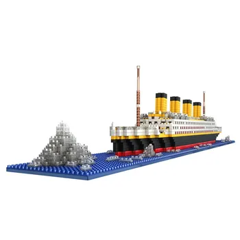 Jaunā Pilsētas Rms Titānika Kuģa Laivas Modeli, Celtniecības Bloki Komplekti Skaitļi Diy Tehnikas Radītājs, Ķieģeļu Izglītojošas Rotaļlietas Bērniem 34694