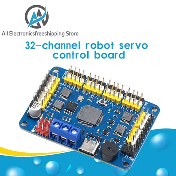 Jaunās Versijas 32 Kanālu Robots Servo Kontroles padomes Servo Kontrolieri PS-2 Bezvadu Kontroles USB/UART Savienojuma Režīms